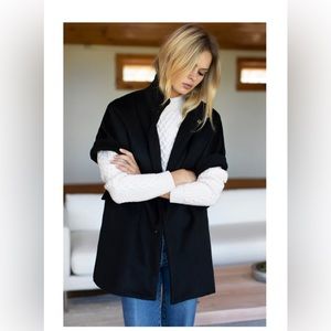 Emerson Fry Black Wool Cashmere Layering Jacket - M, NWT
